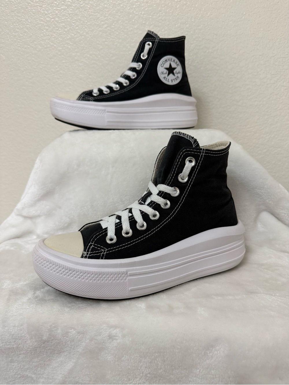 Converse Chuck Taylor All Star Move Platform High Top Black Size 6.5W